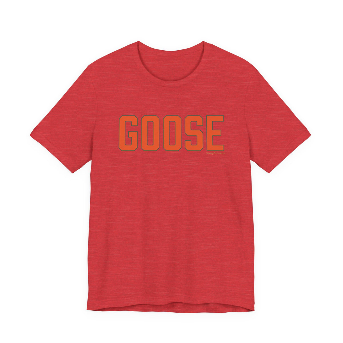 Goose Zip Code Orange & Green Unisex Jersey Short Sleeve T-Shirt