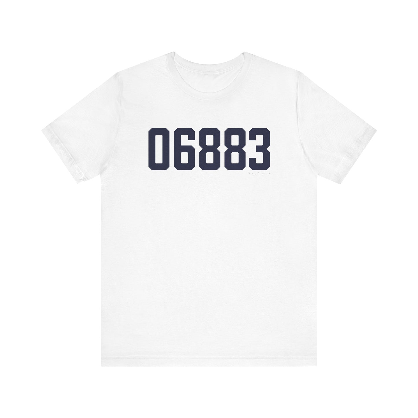 06883 Weston Connecticut Zip Code Unisex Jersey Short Sleeve T-Shirt