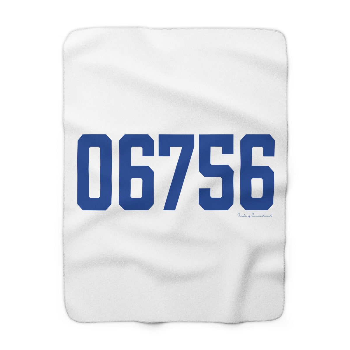06756 Goshen Connecticut Zip Code Sherpa Fleece Blanket