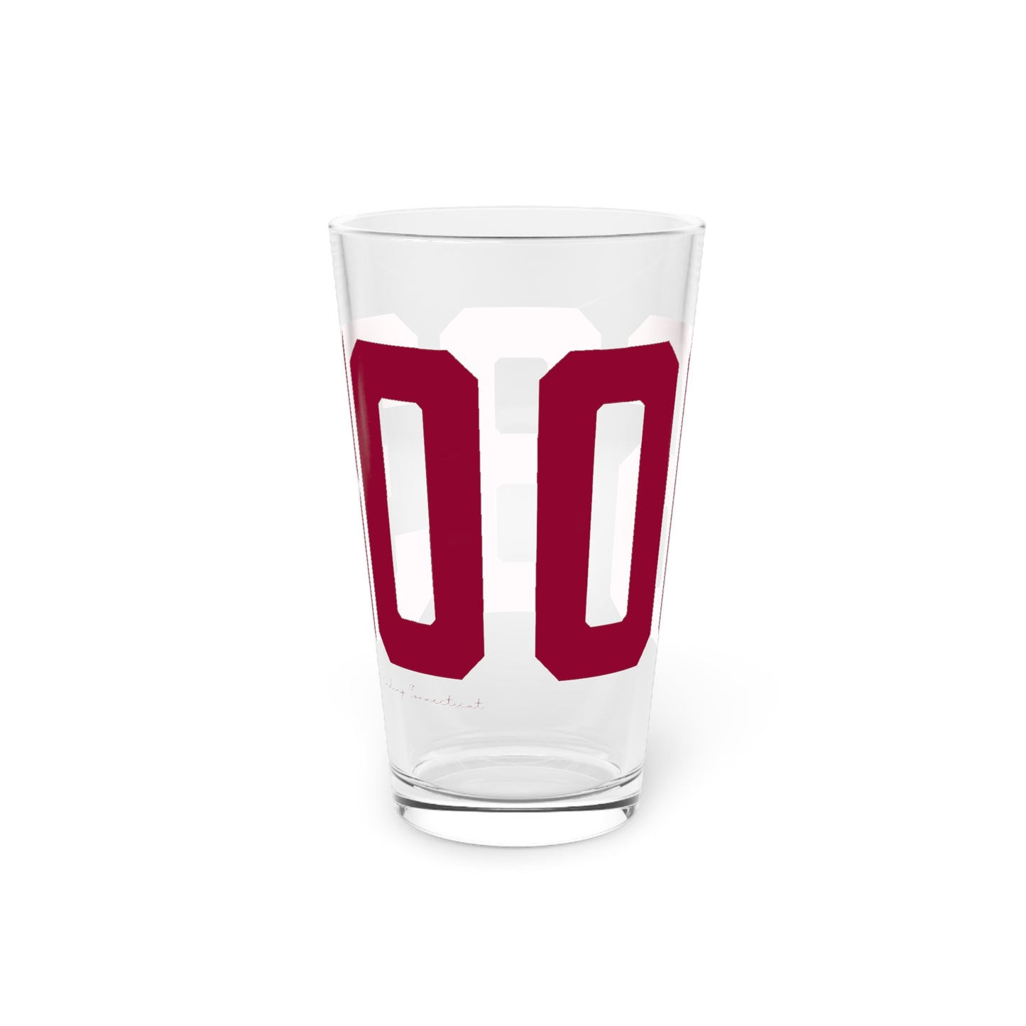 06830 - Greenwich Connecticut Zip Code Pint Glass, 16oz