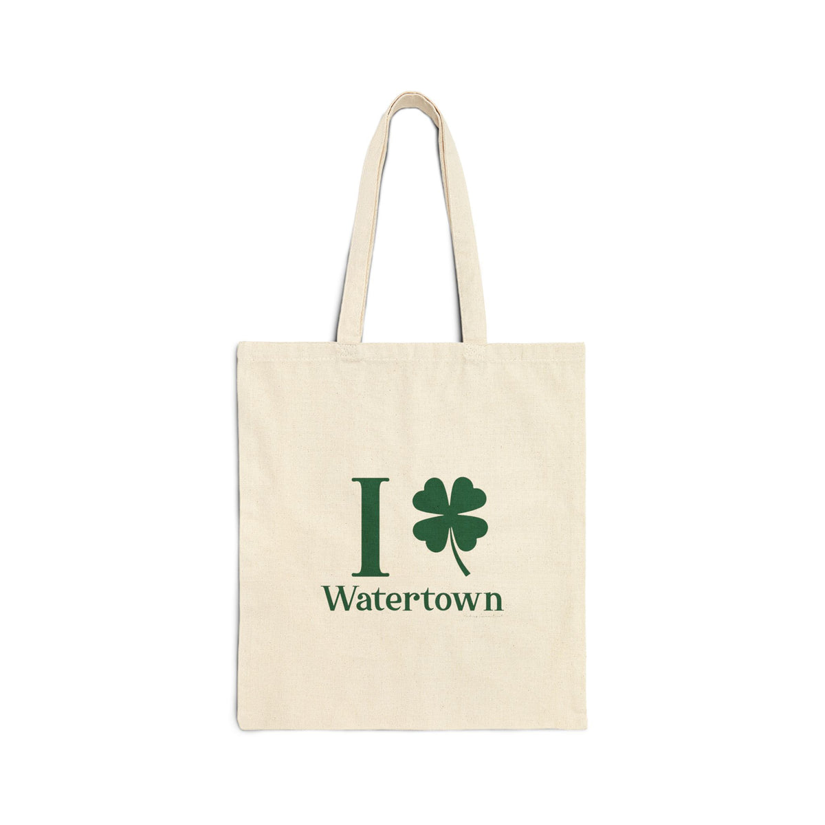I Clover Watertown Cotton Canvas Tote Bag