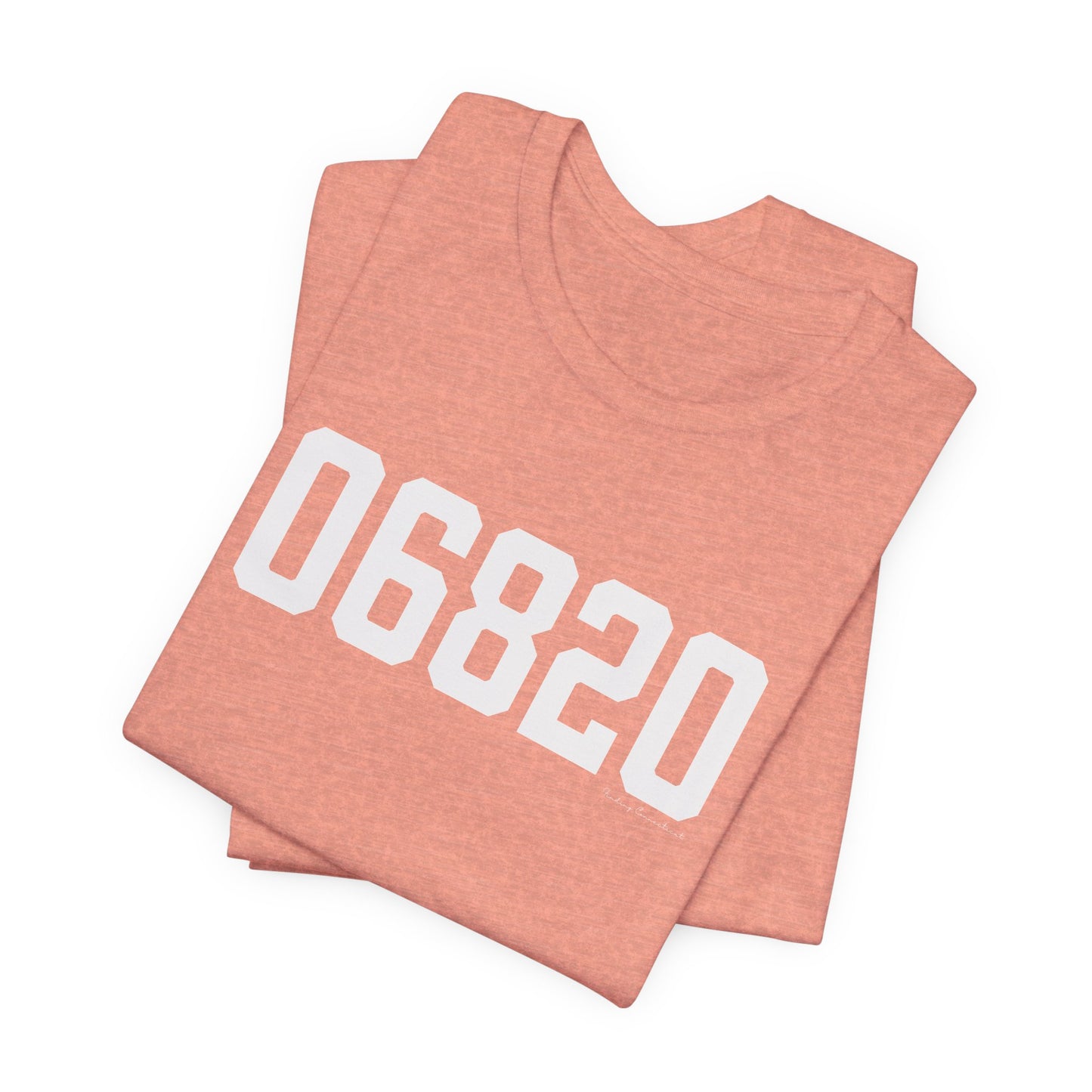 06820 - Darien CT Zip Code Unisex Jersey Short Sleeve T-Shirt