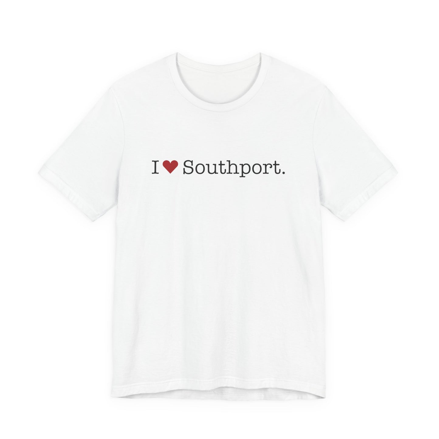I Heart Southport. Unisex Jersey Short Sleeve T-Shirt