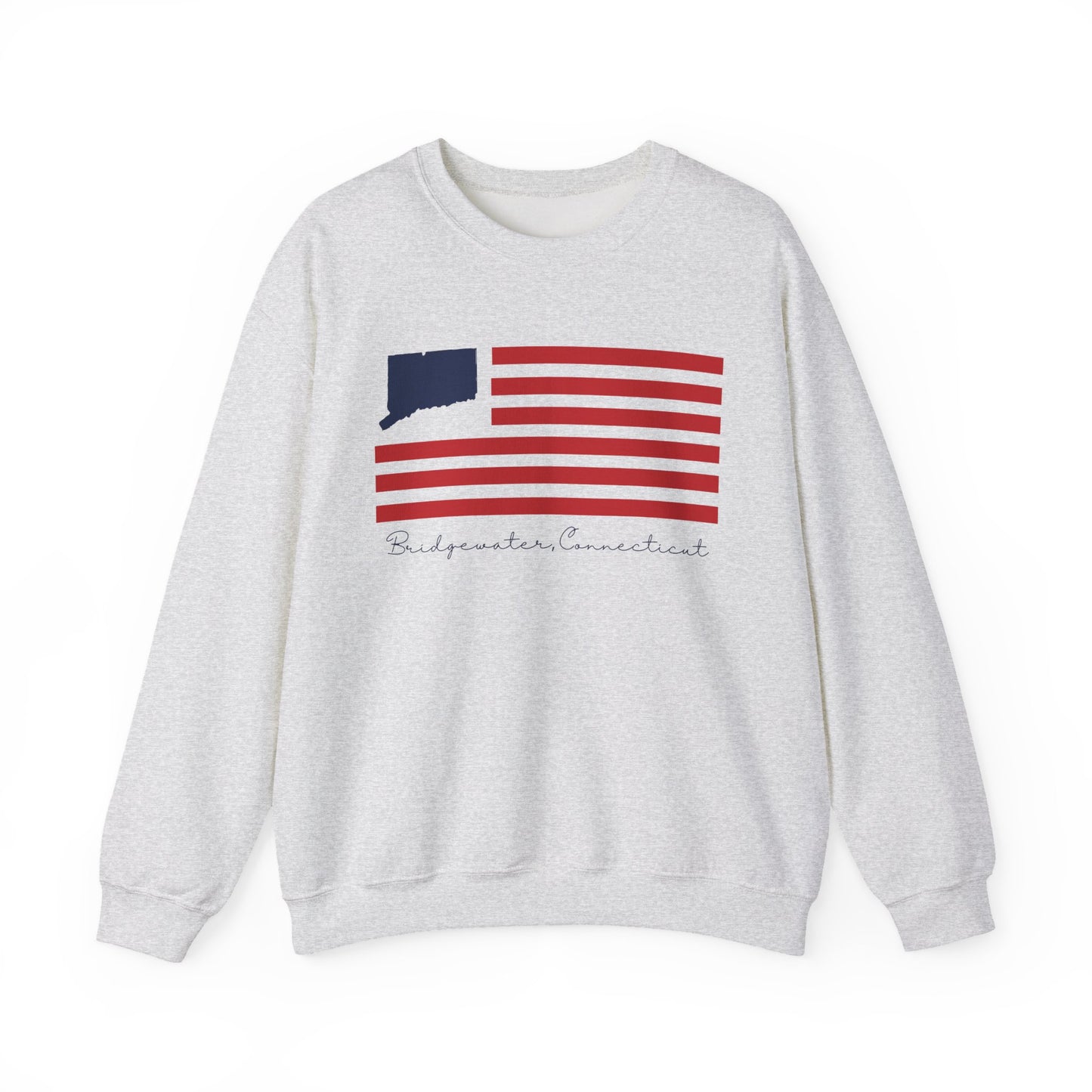 Bridgewater Connecticut Flag Unisex Heavy Blend™ Crewneck Sweatshirt