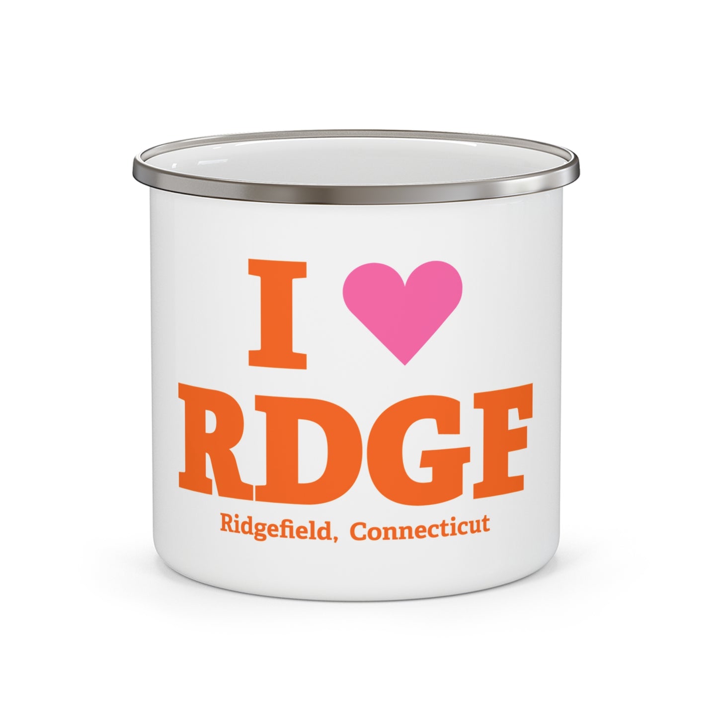 I Heart RDGF Enamel Camping Mug