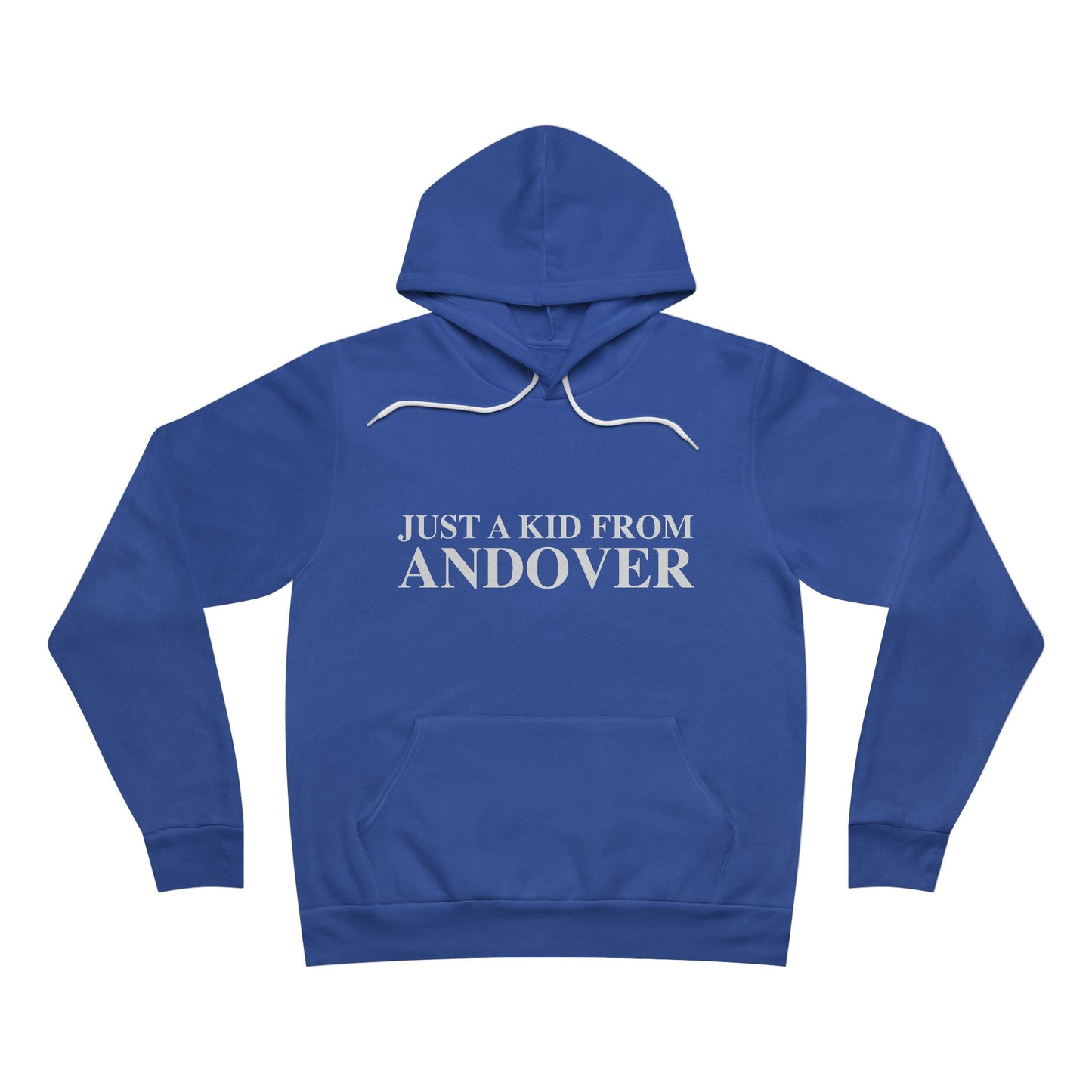 Just a kid from Andover Unisex Sponge Fleece Pullover Hoodie