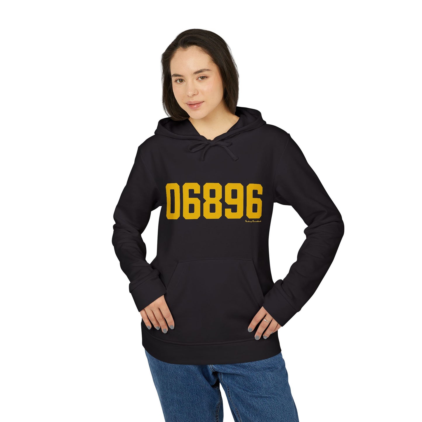 06896 Redding Connecticut Zip Code adidas Unisex Fleece Hoodie Sweatshirt