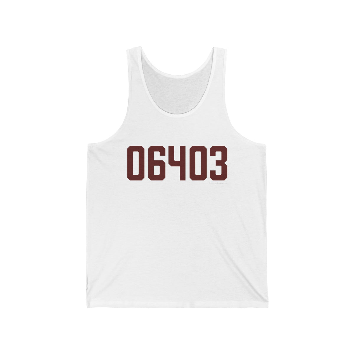 06403 Beacon Falls Connecticut Zip Code Unisex Jersey Tank Top