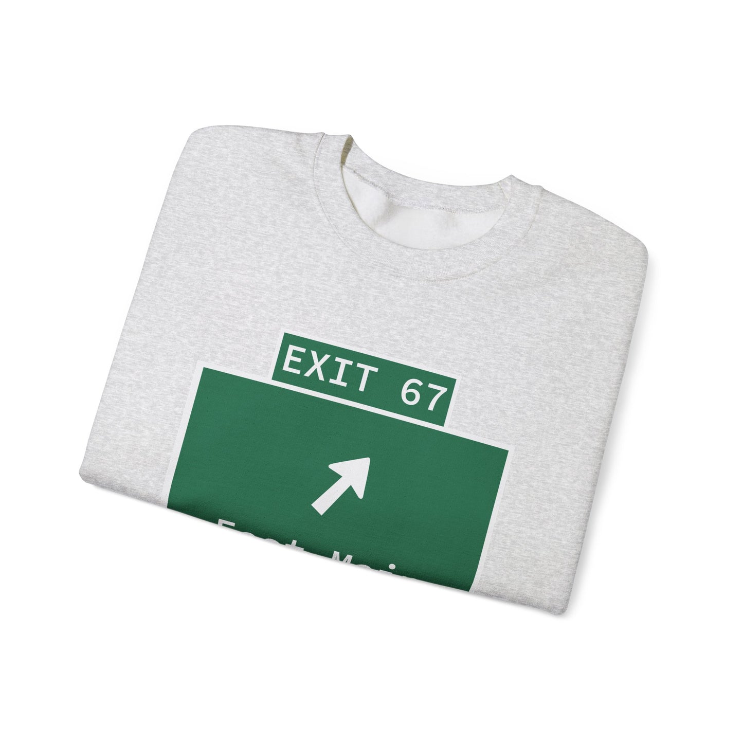 Vintage WCP Exit 67 Sign Unisex Heavy Blend™ Crewneck Sweatshirt