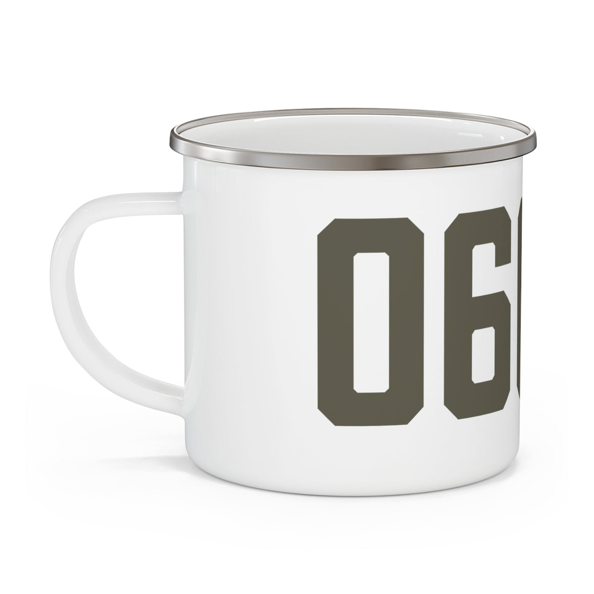 06068 Salisbury Connecticut Zip Code Enamel Camping Mug