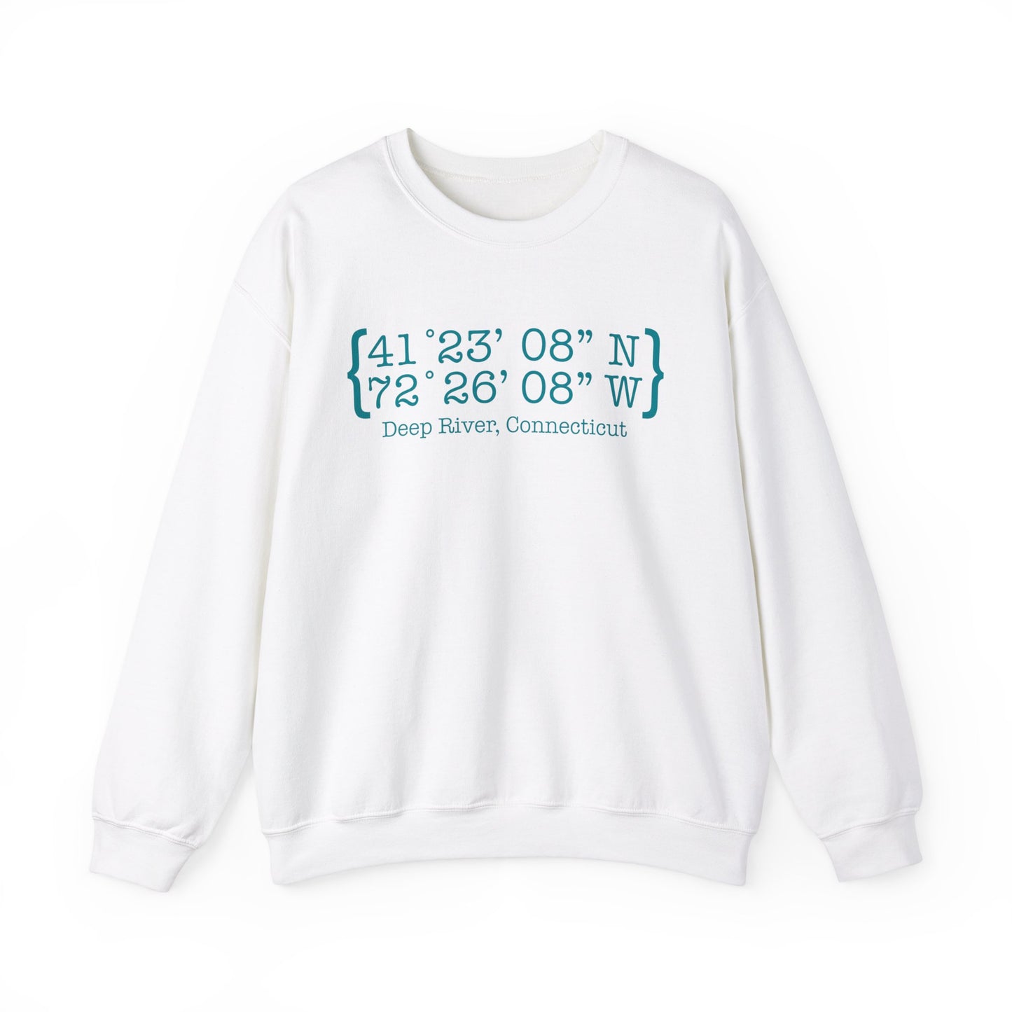 Deep River Coordinates  Unisex Heavy Blend™ Crewneck Sweatshirt