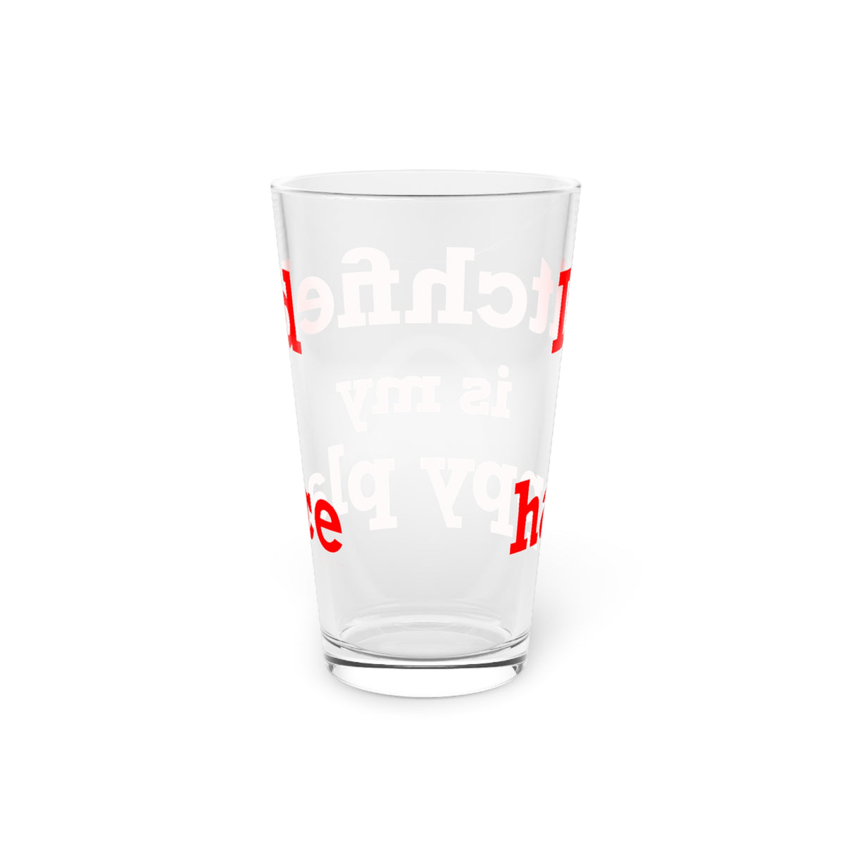 Litchfield Is My Happy Place Pint Glass, 16oz