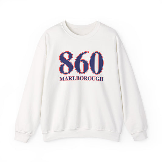 860 Marlborough Red White & Blue Unisex Heavy Blend™ Crewneck Sweatshirt