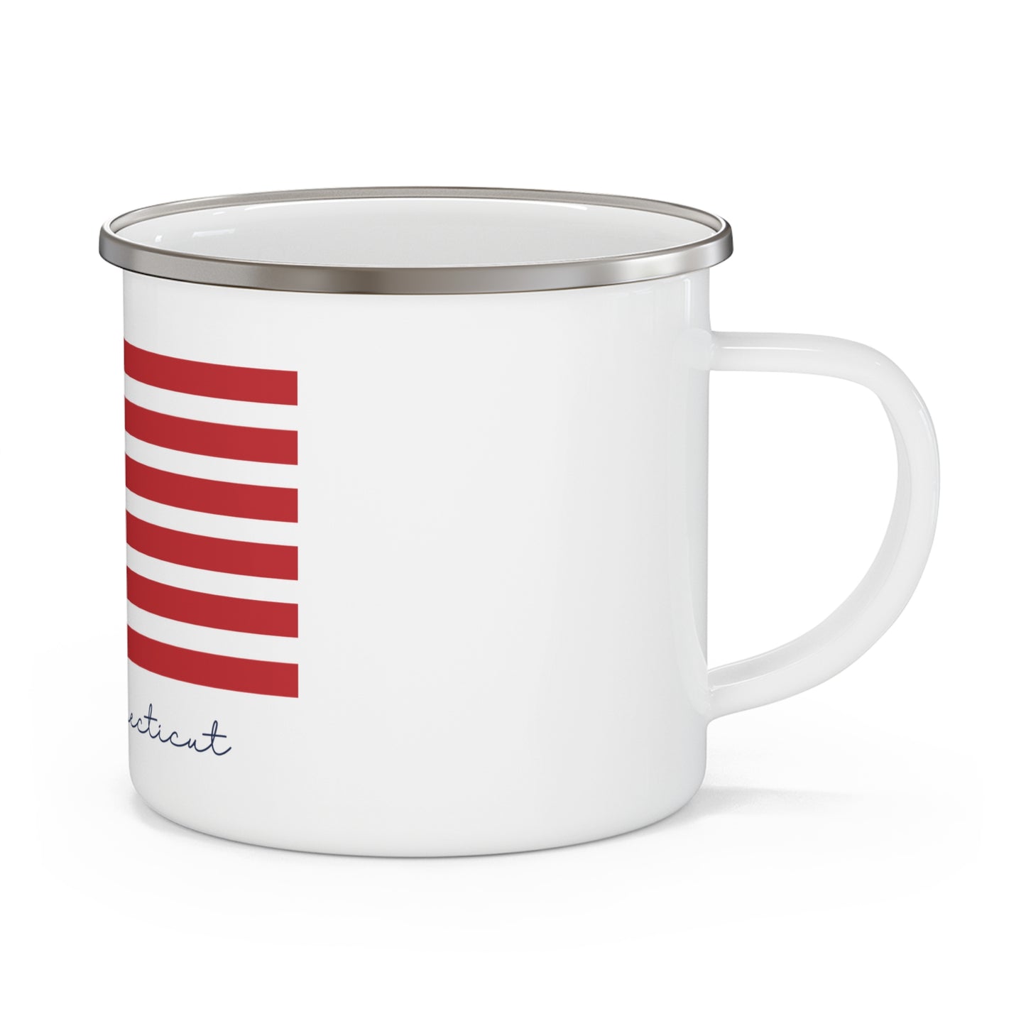 Danbury Connecticut Flag Enamel Camping Mug
