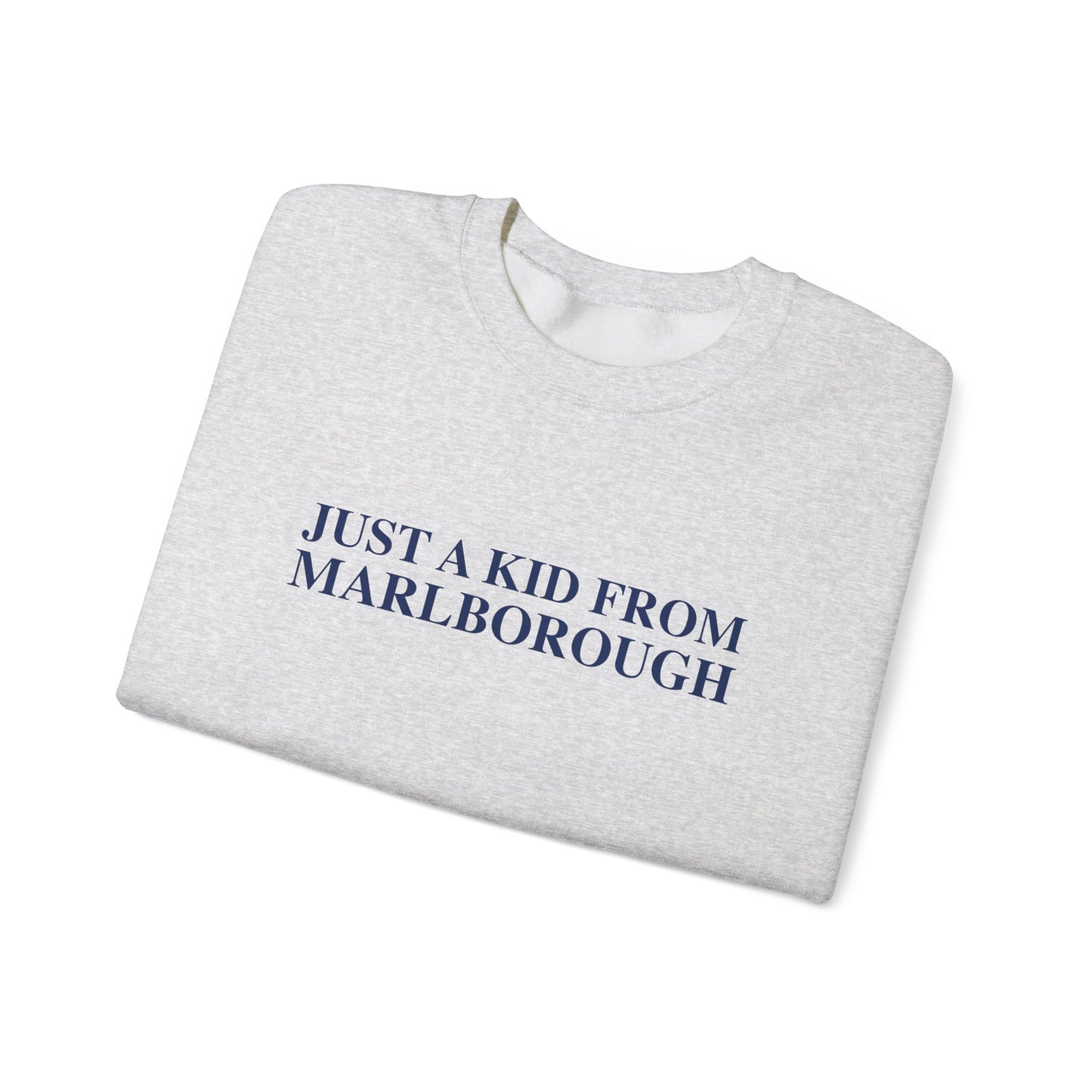 Just a kid from Marlborough Unisex Heavy Blend™ Crewneck Sweatshirt