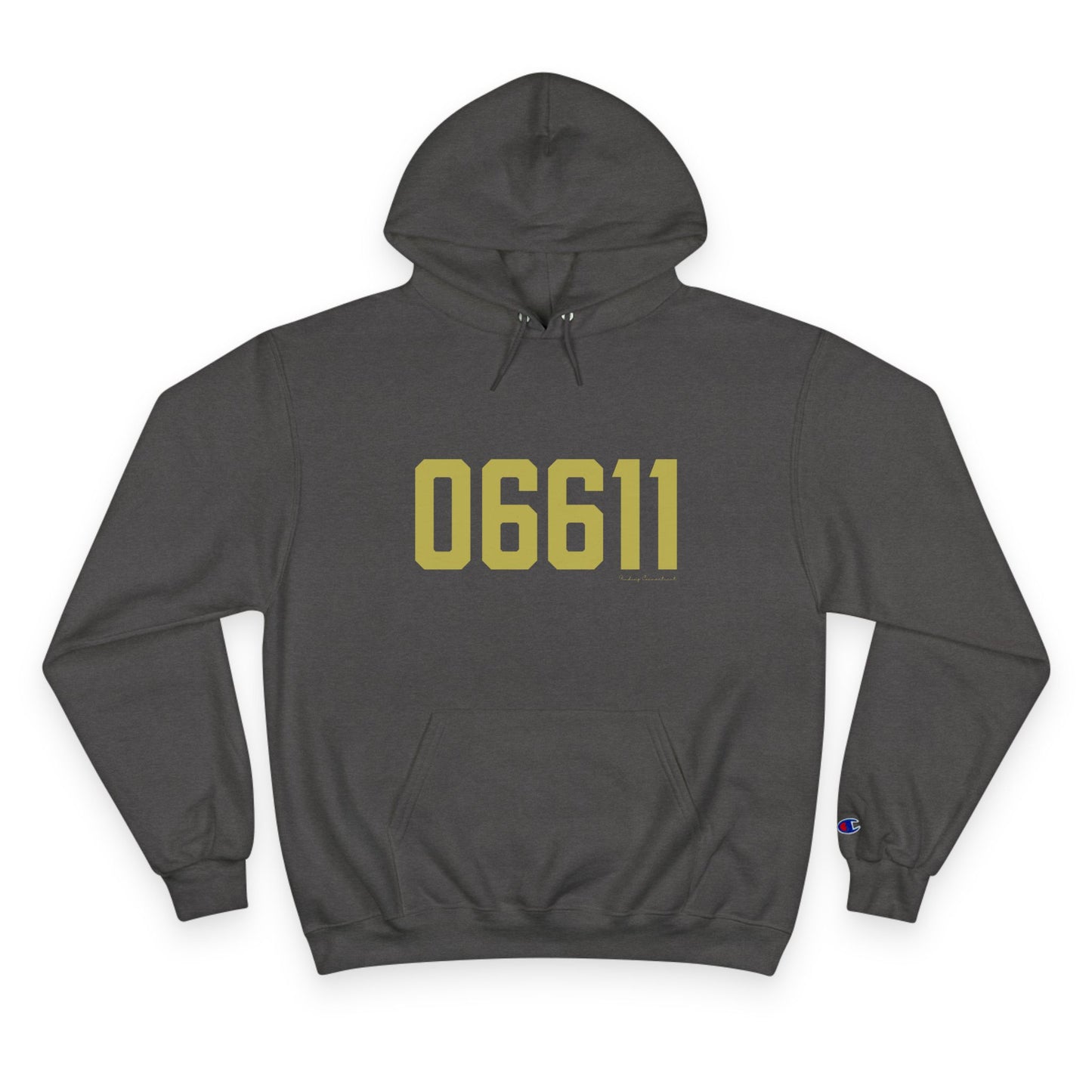 06611 Trumbull Connecticut Zip Code Champion Hoodie Sweatshirt