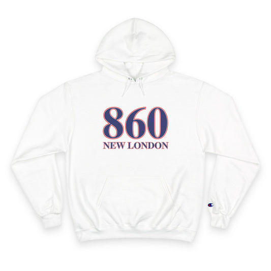 860 New London Red White & Blue Champion Hoodie