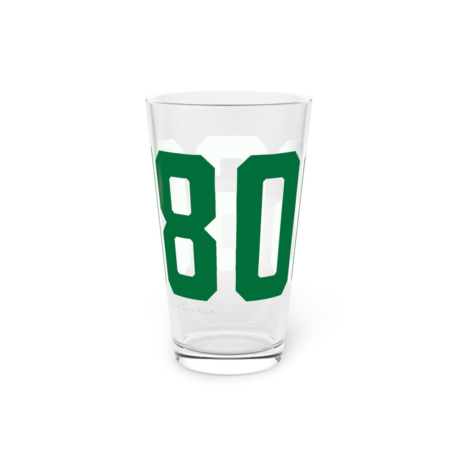 06608 Bridgeport Connecticut Zip Code Pint Glass, 16oz