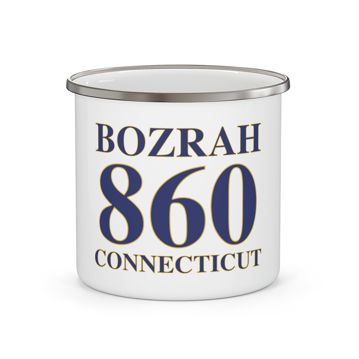 Bozrah 860 Connecticut Enamel Camping Mug