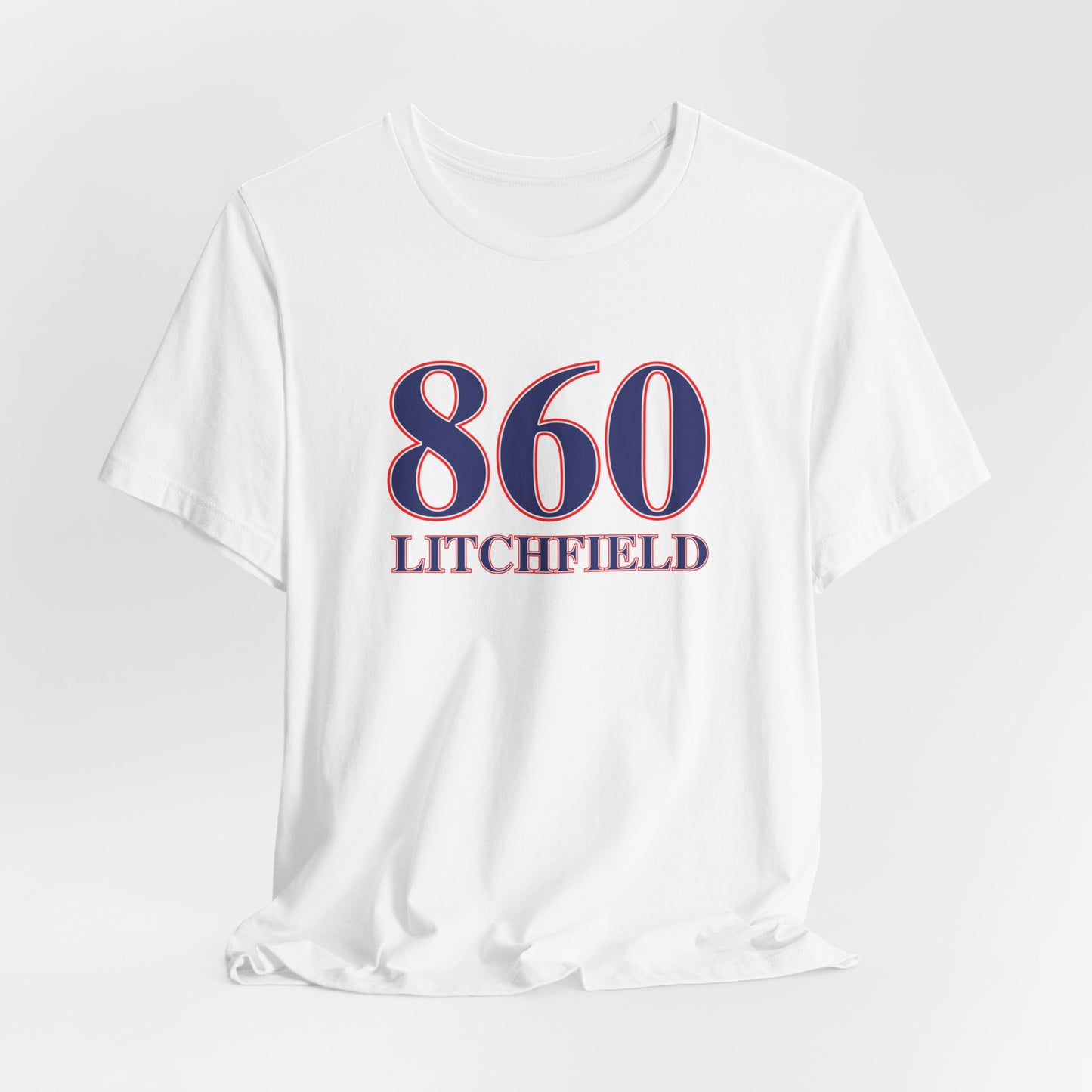 860 Litchfield Red White & Blue Unisex Jersey Short Sleeve T-Shirts