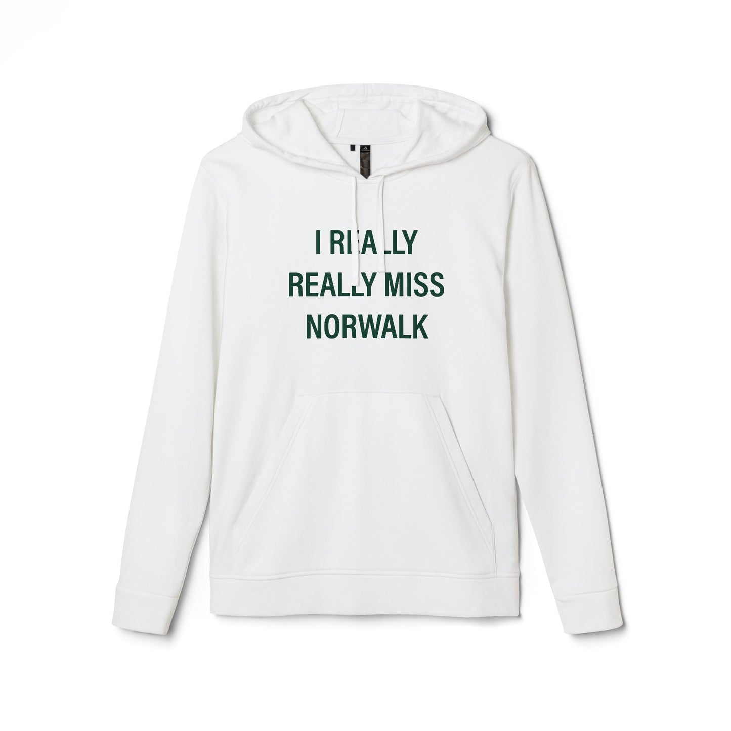 I Really Really Miss Norwalk adidas Unisex Fleece Hoodie