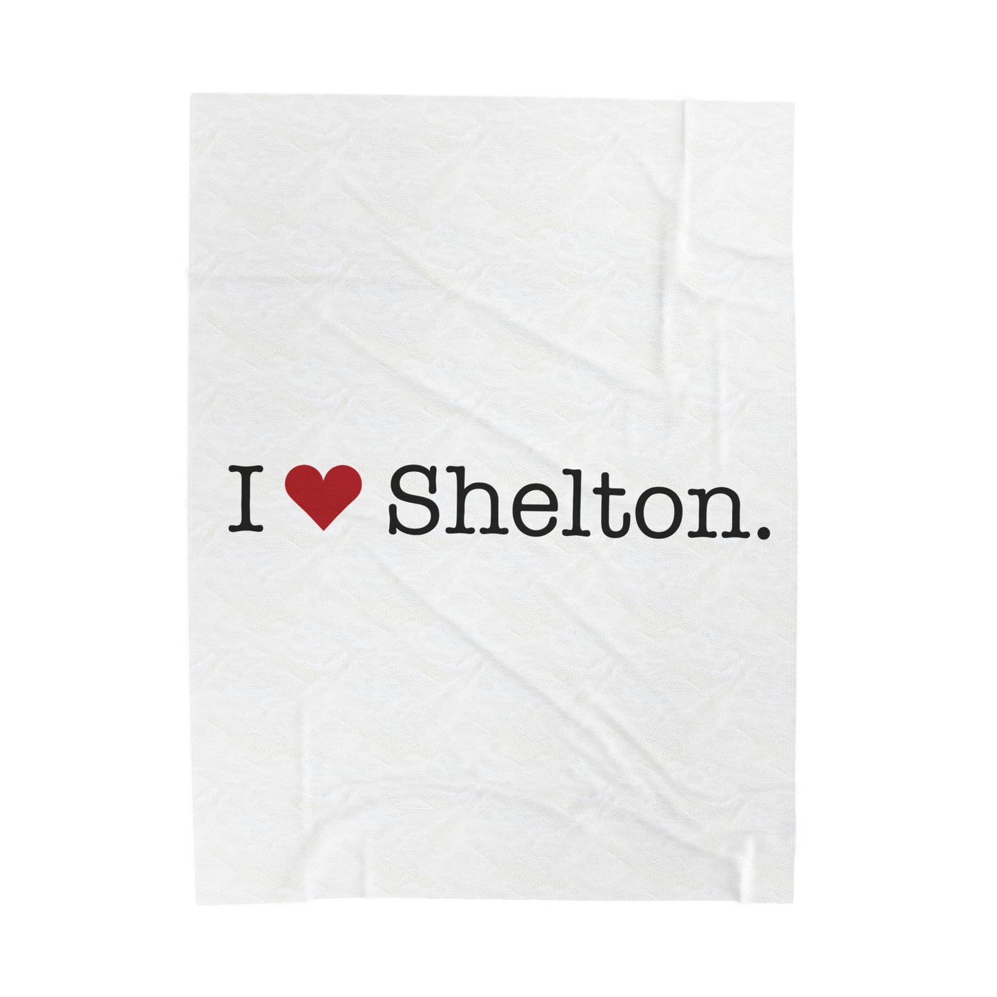 I Heart Shelton. Velveteen Plush Blanket