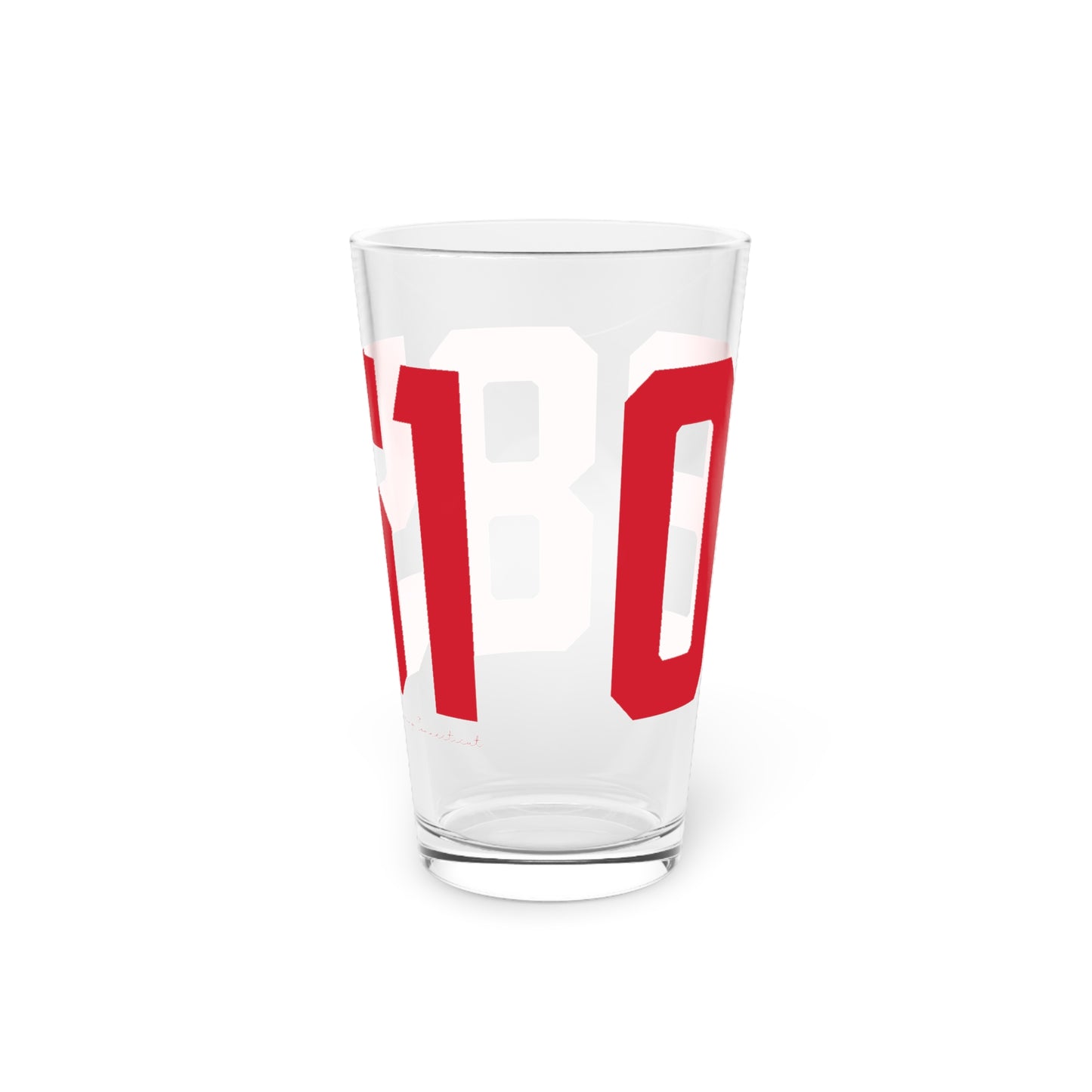 06851 Norwalk Connecticut Zip Code Pint Glass, 16oz