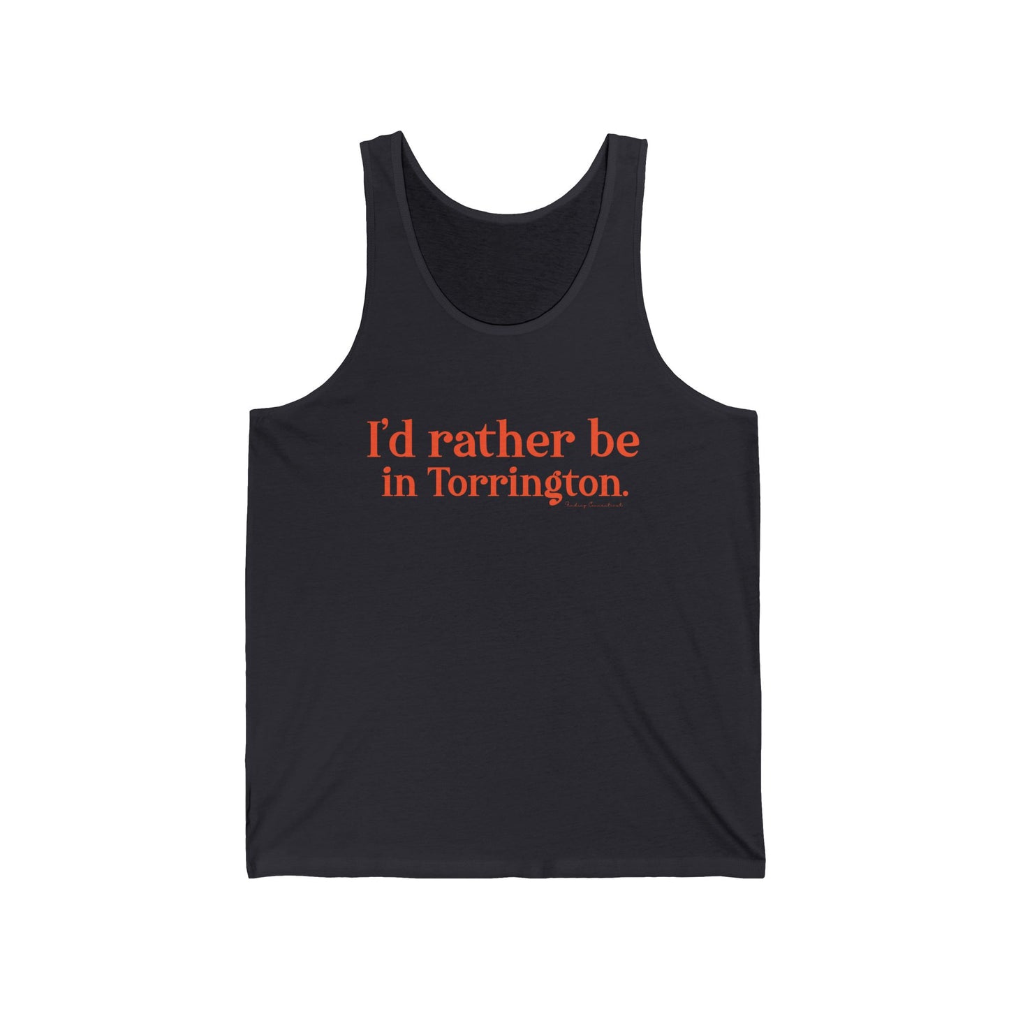 I'd rather be in Torrington Unisex Jersey Tank