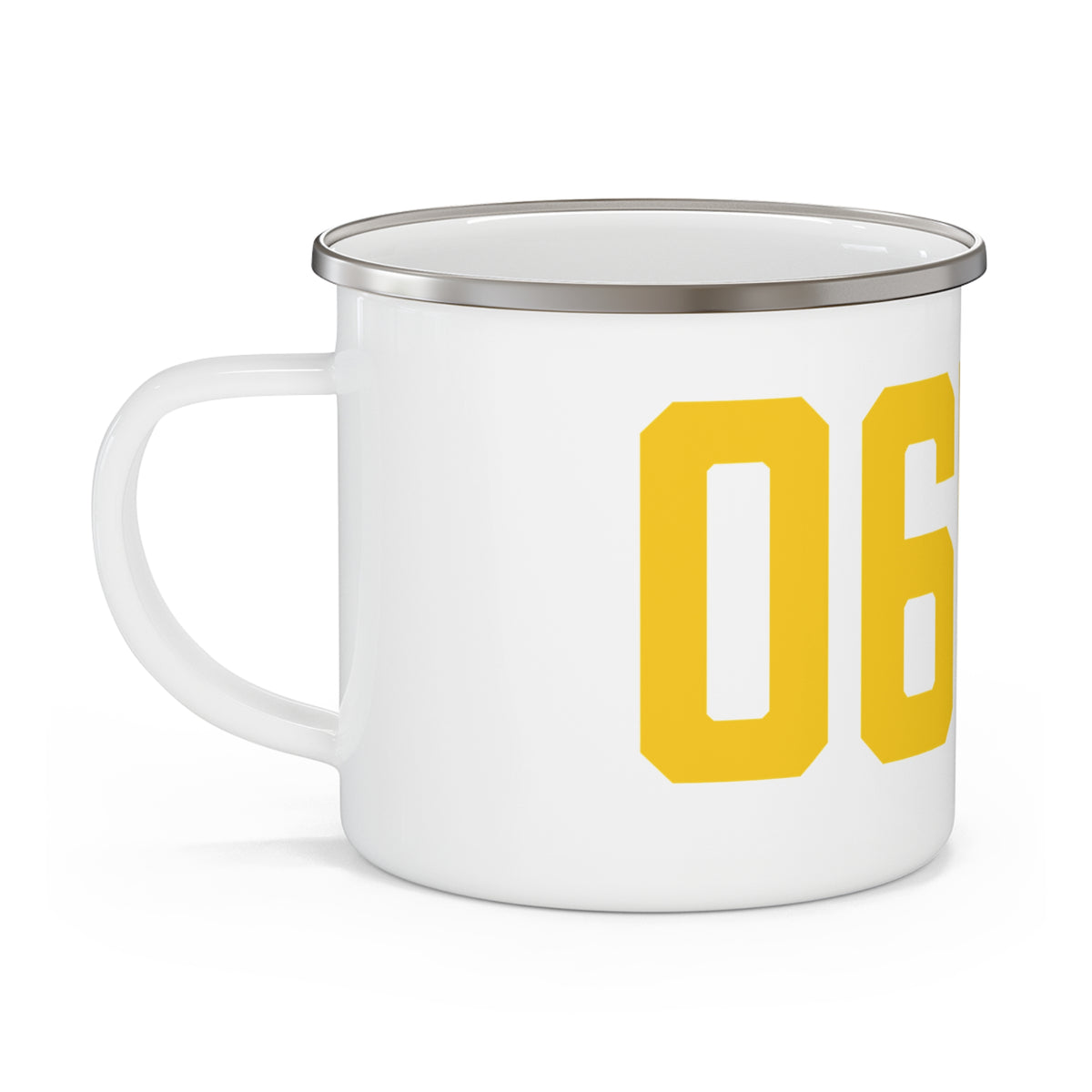 06514 Hamden Connecticut Zip Code Enamel Camping Mug
