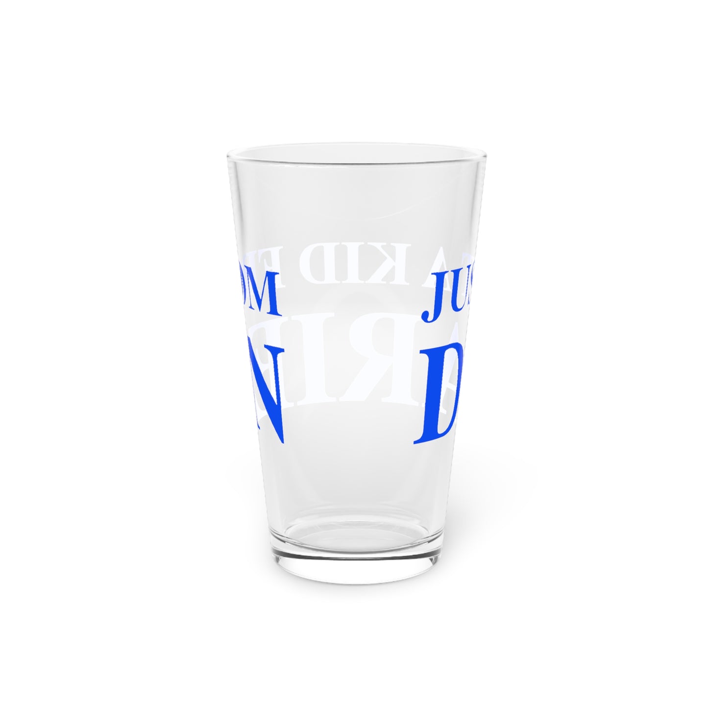 Just a kid from Darien Pint Glass, 16oz