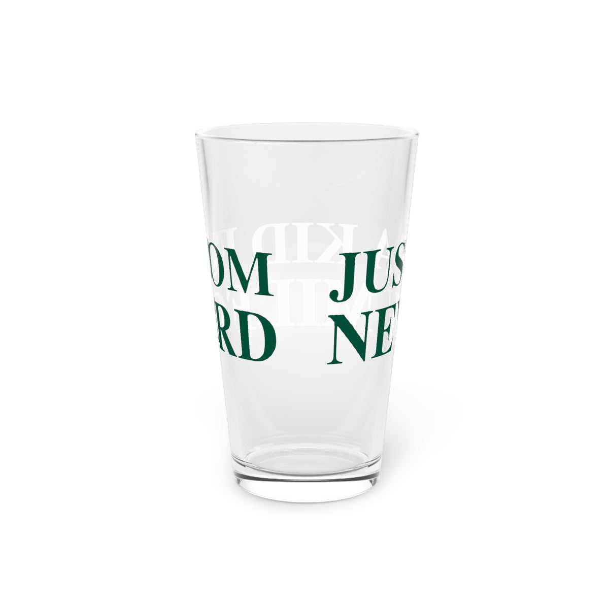 Just a kid from New Milford Pint Glass, 16oz