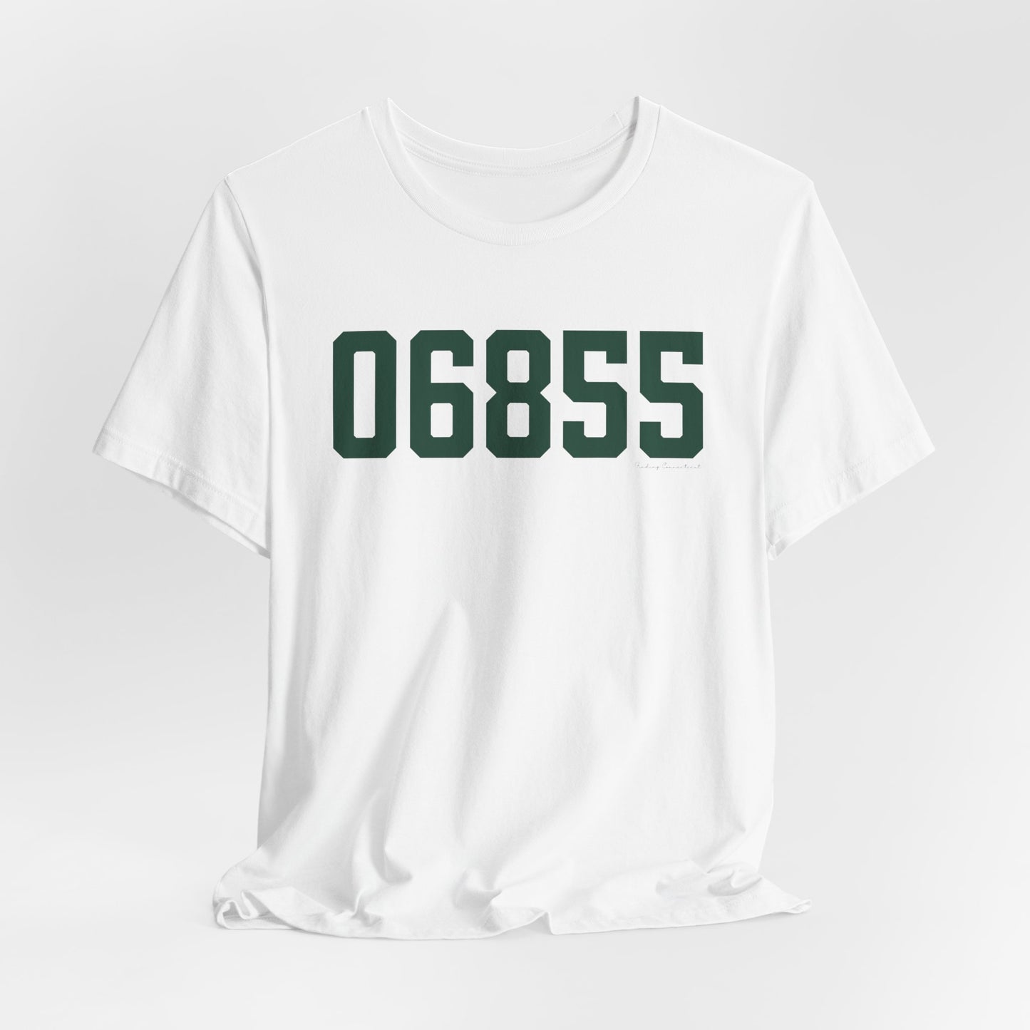 06855 Norwalk Connecticut Zip Code Unisex Jersey Short Sleeve T-Shirt