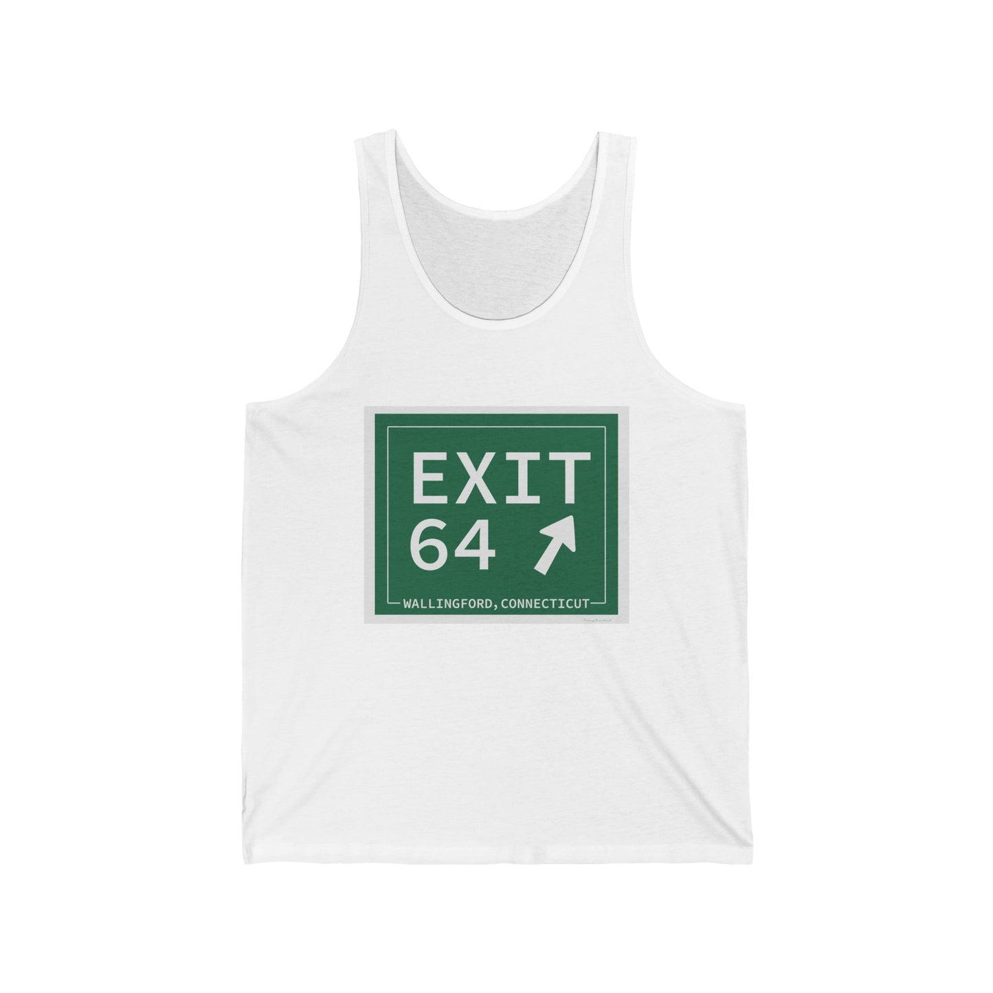 Vintage Exit 64 WCP Sign Unisex Jersey Tank Top