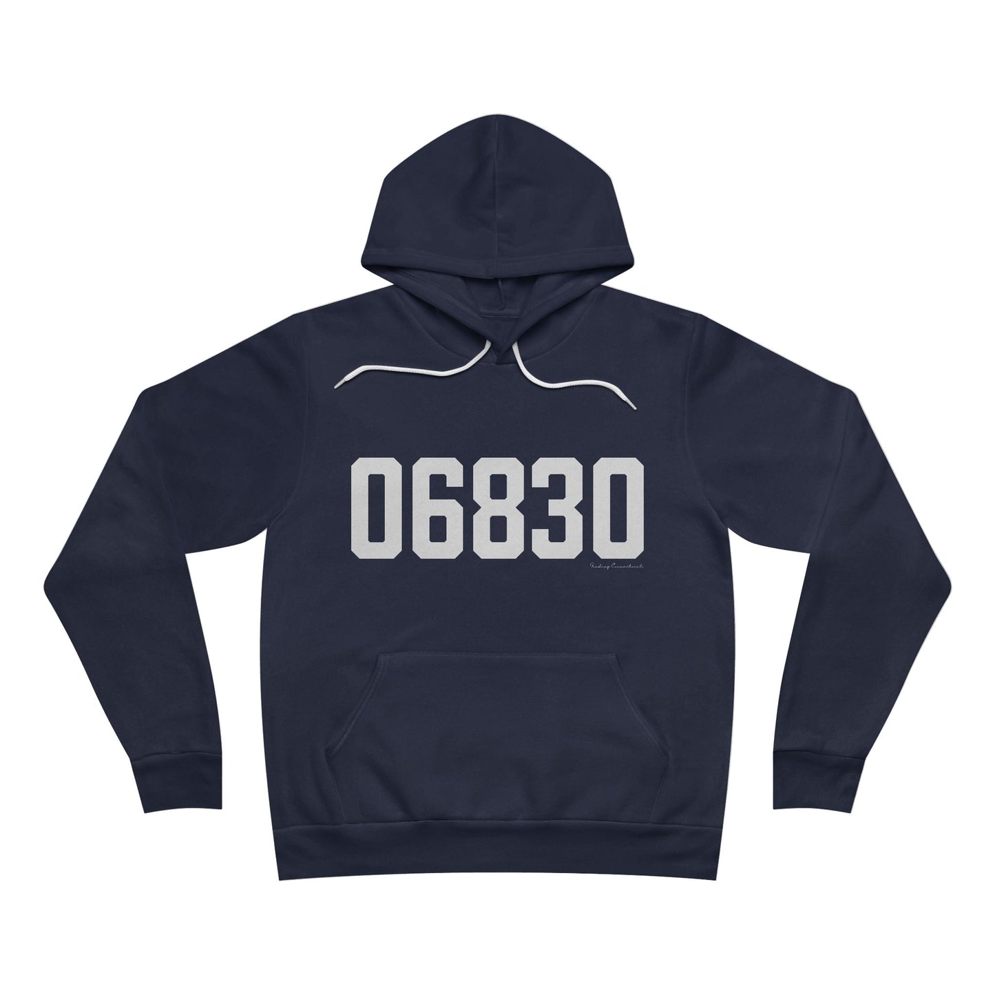 06830 - Greenwich CT Zip Code Unisex Sponge Fleece Pullover Hoodie