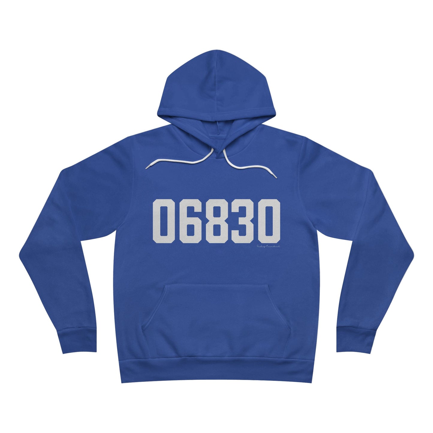 06830 - Greenwich CT Zip Code Unisex Sponge Fleece Pullover Hoodie