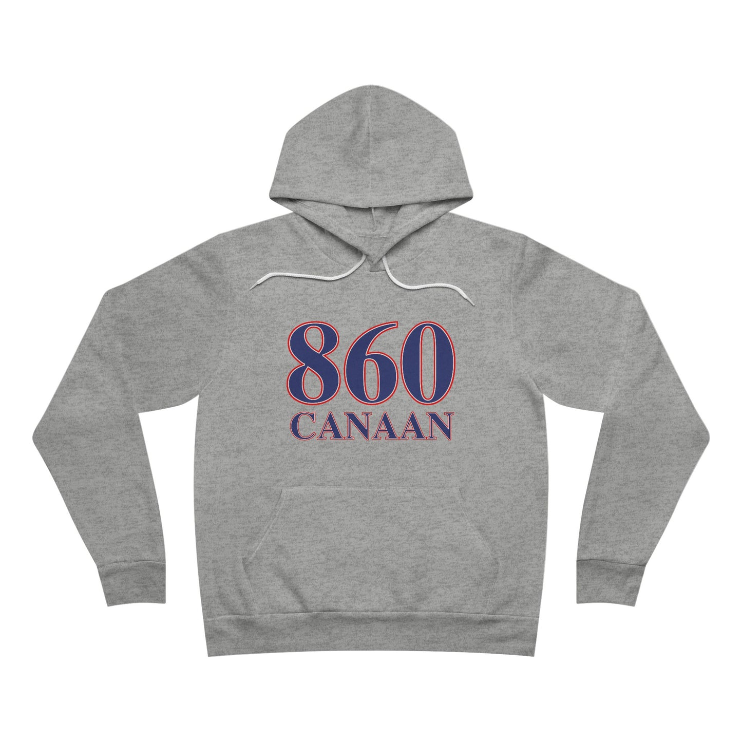 860 Canaan Red White & Blue Unisex Sponge Fleece Pullover Hoodie