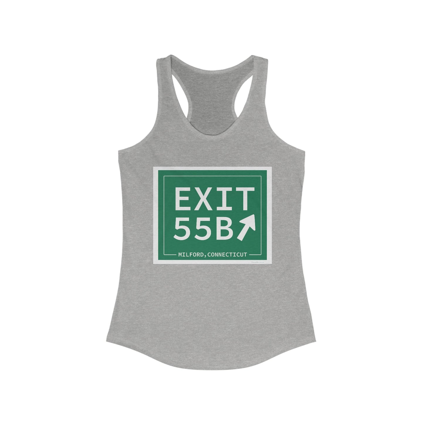 Vintage Exit 55B WCP Sign Women's Ideal Racerback Tank Top