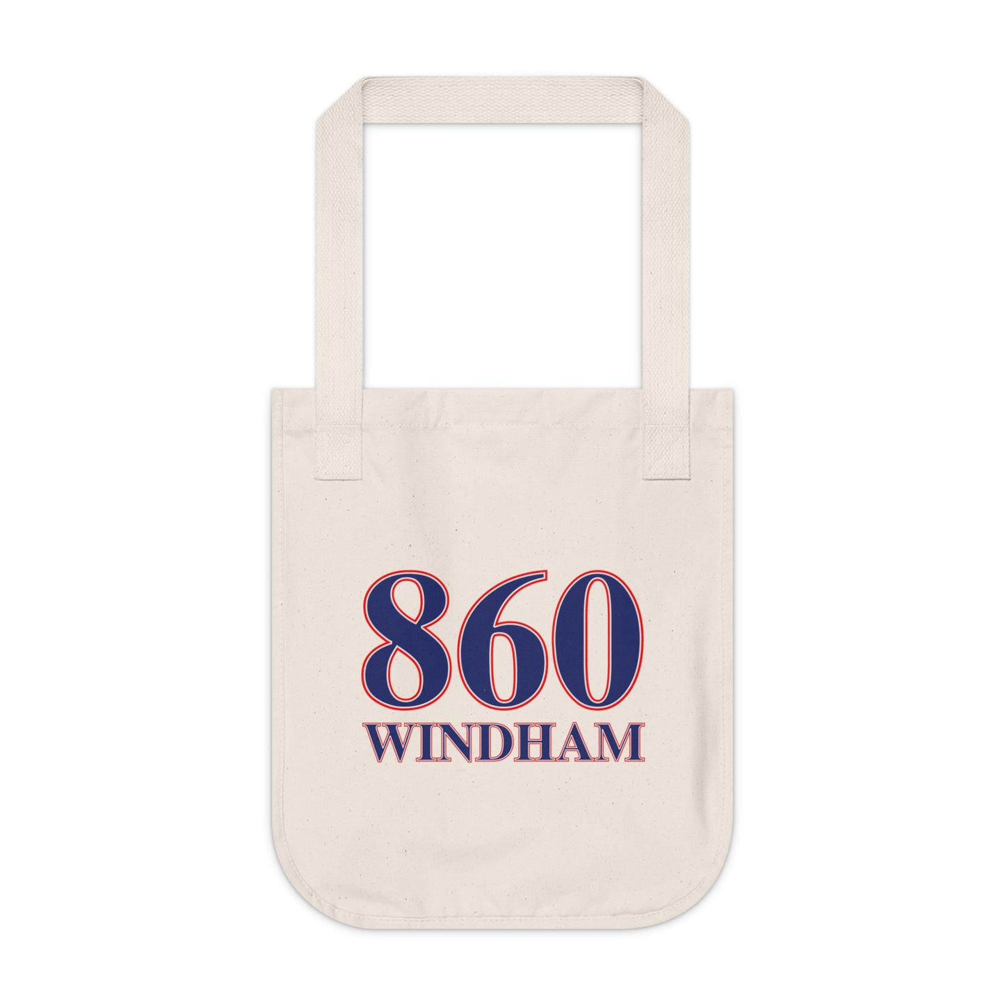 860 Windham Red, White & Blue Organic Canvas Tote Bag