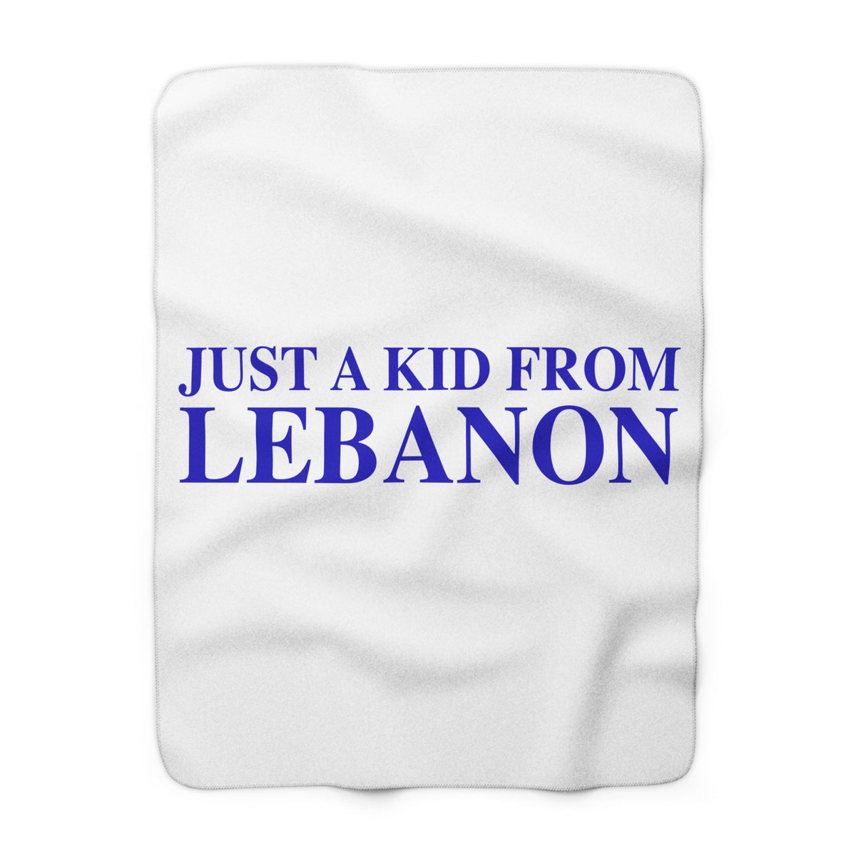 Just a kid from Lebanon Sherpa Fleece Blanket