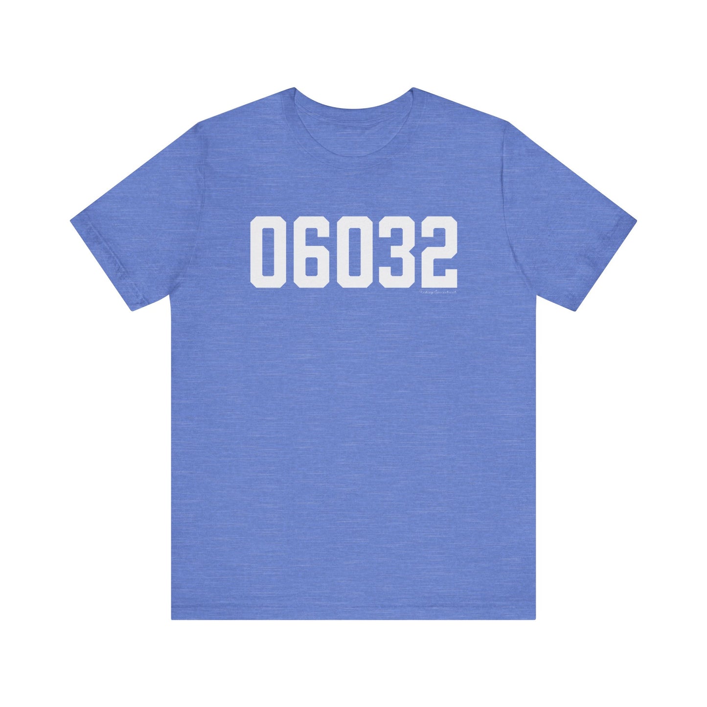 06032 - Farmington CT Zip Code Unisex Jersey Short Sleeve T-Shirt