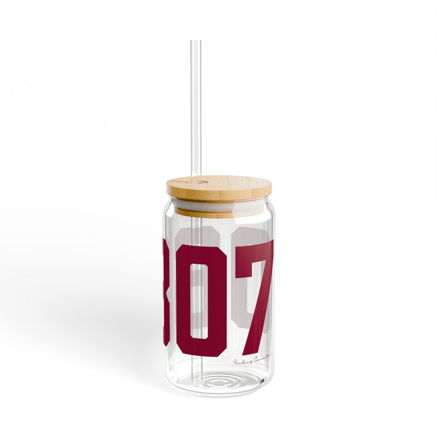 06807 - Greenwich Connecticut Zip Code Sipper Glass, 16oz