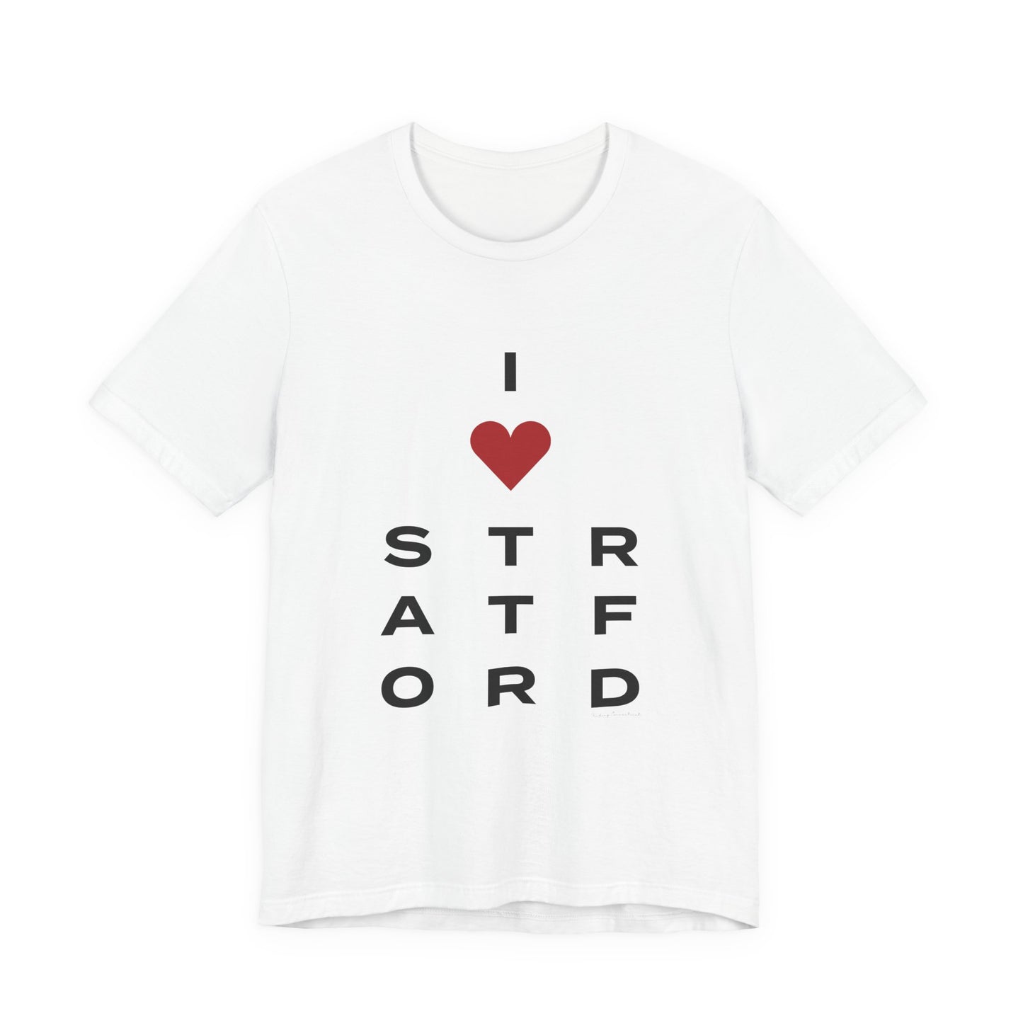 Stratford Vision Unisex Jersey Short Sleeve T-Shirt
