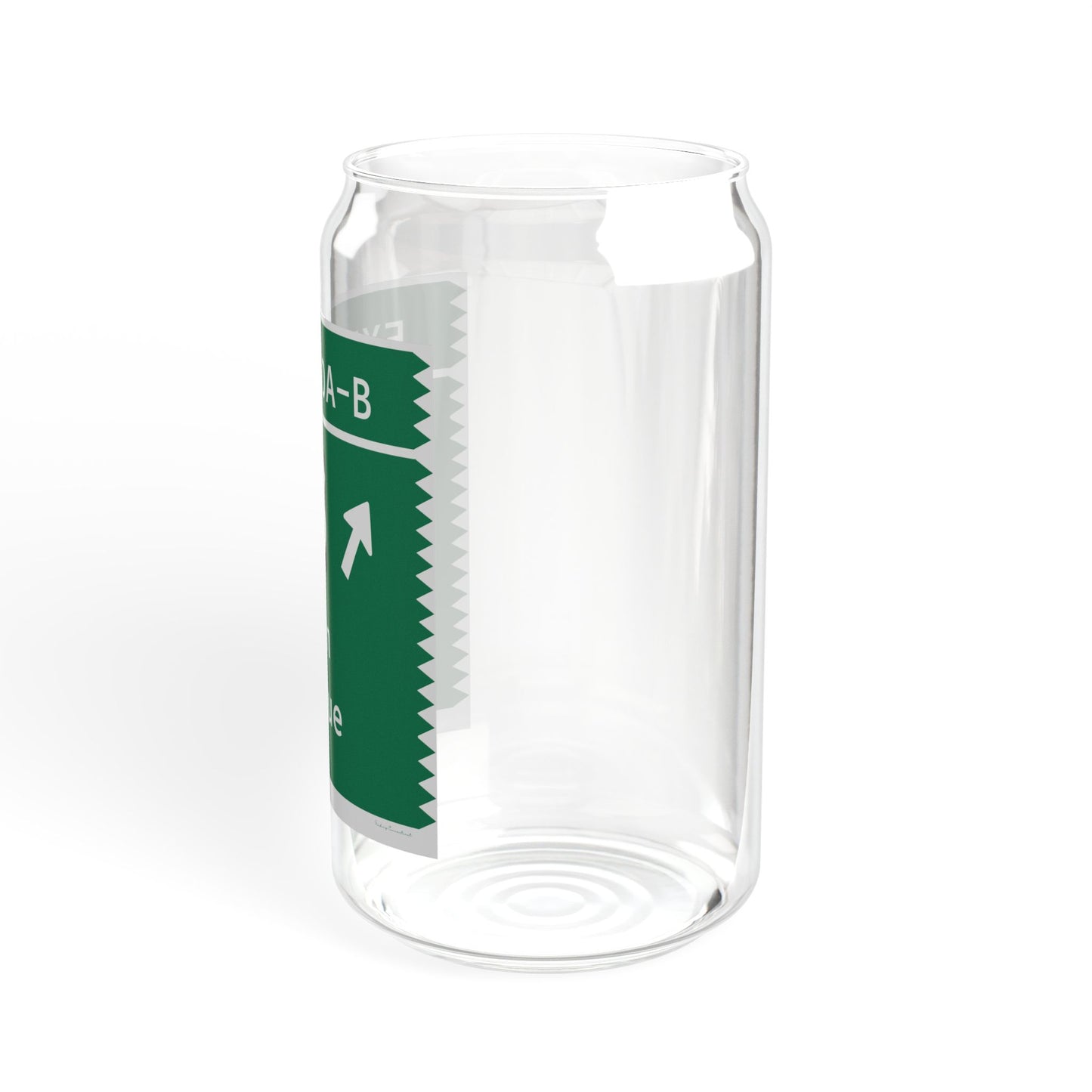 Vintage Merritt Parkway Exit 40 A-B Sign Sipper Glass, 16oz