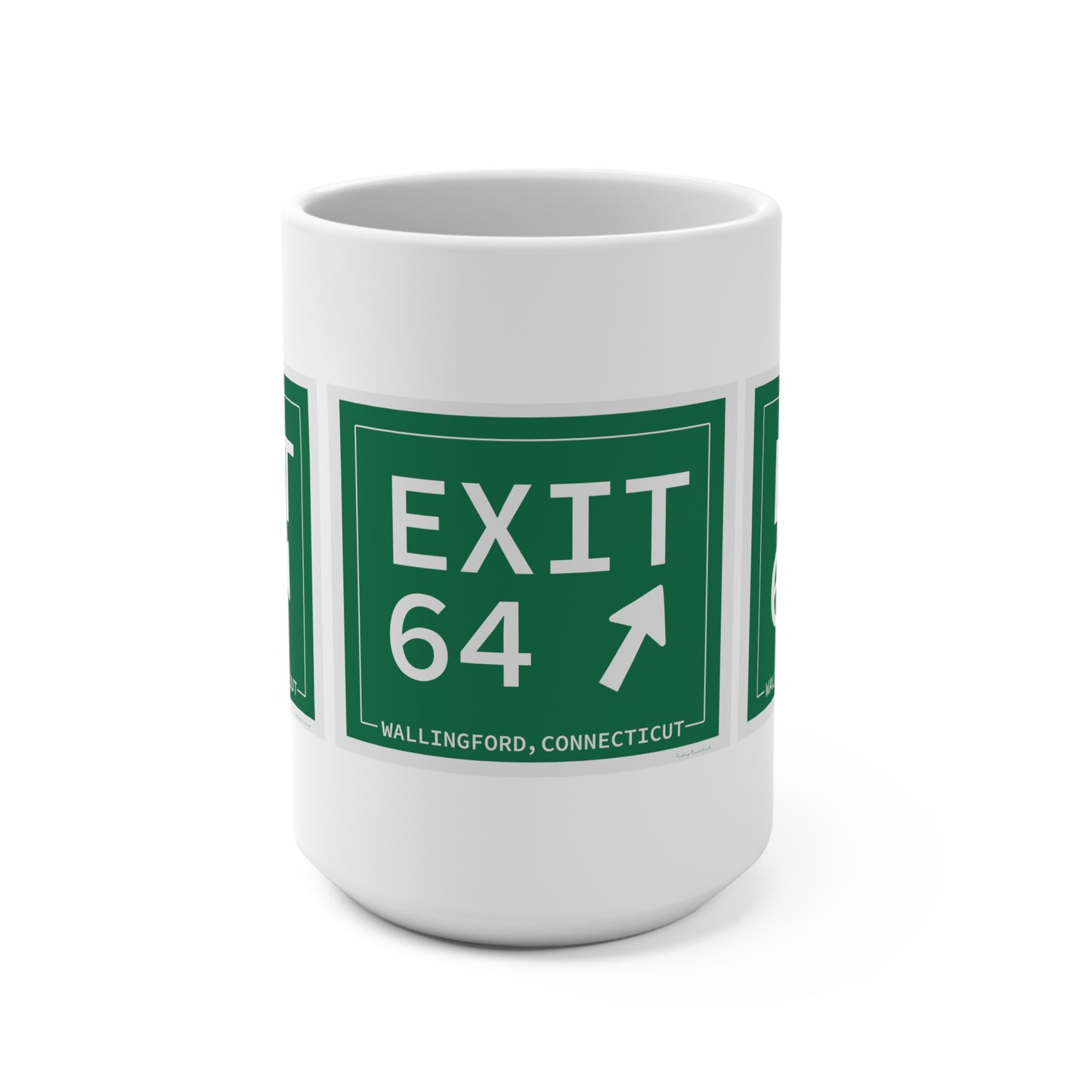 Vintage Exit 64 WCP Sign Mug 15oz
