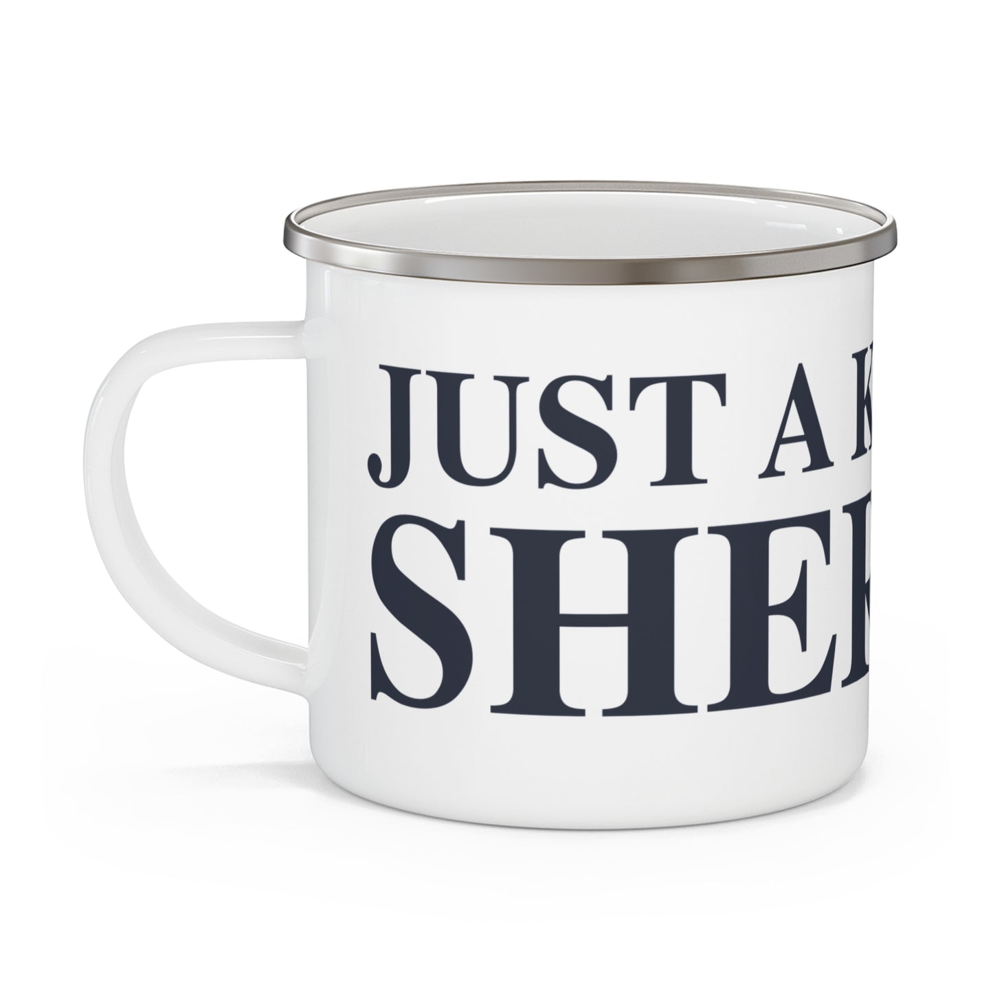 Just a kid from Sherman Enamel Camping Mug