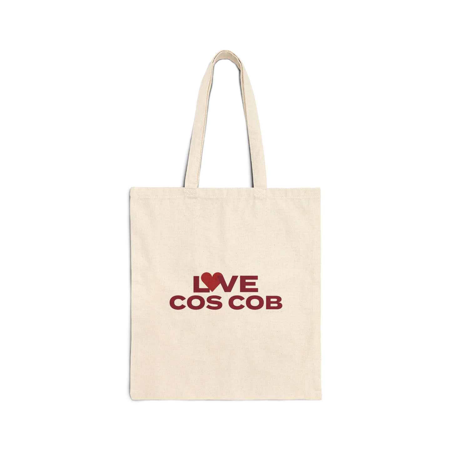 Love Cos Cob Cotton Canvas Tote Bag