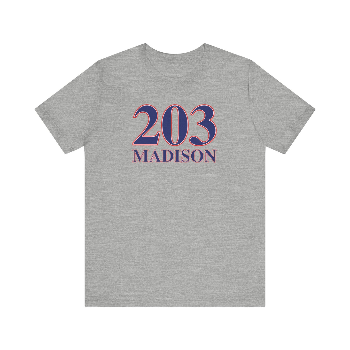203 Madison Red White & Blue Unisex Jersey Short Sleeve T-Shirt