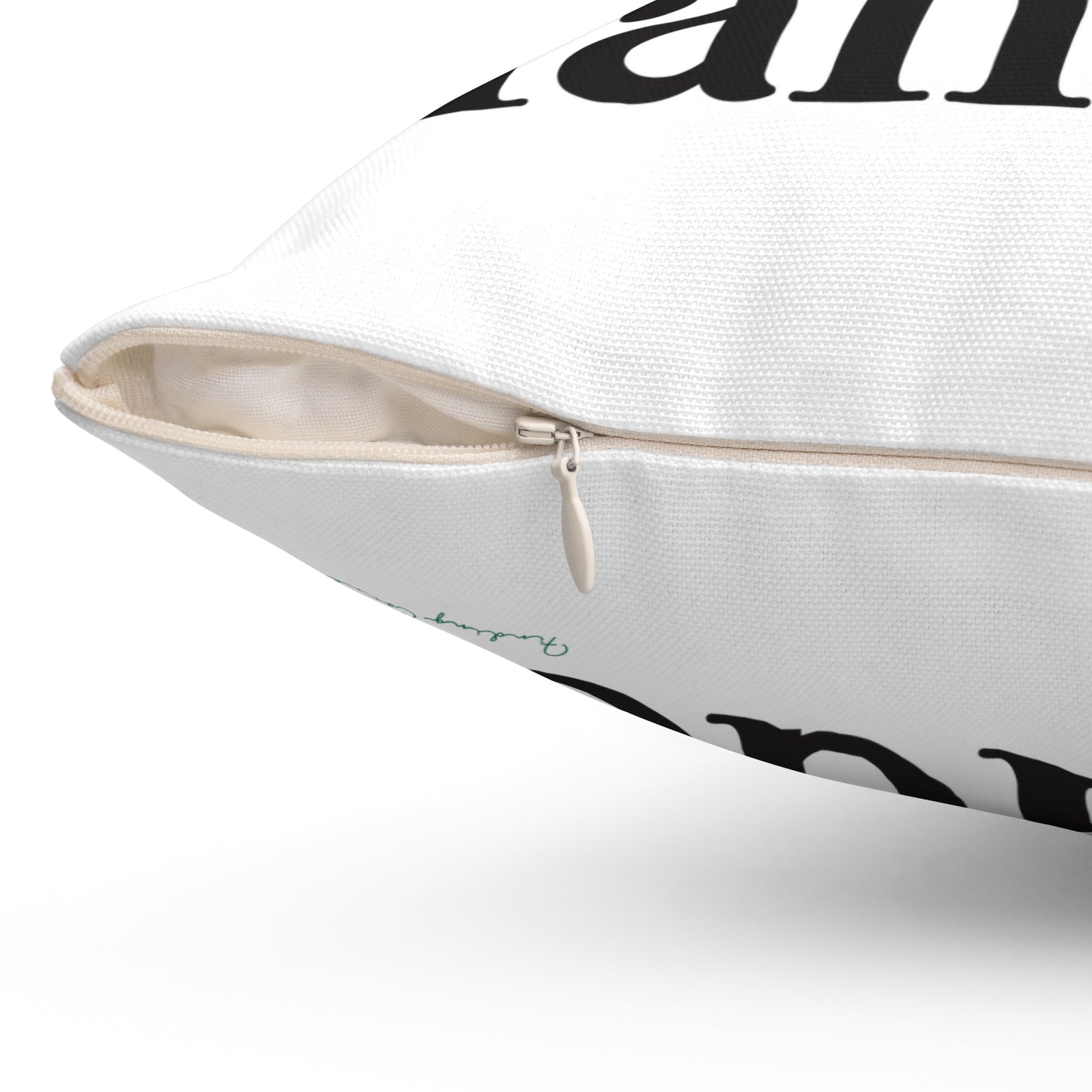 I Clover Hamden Spun Polyester Square Pillow