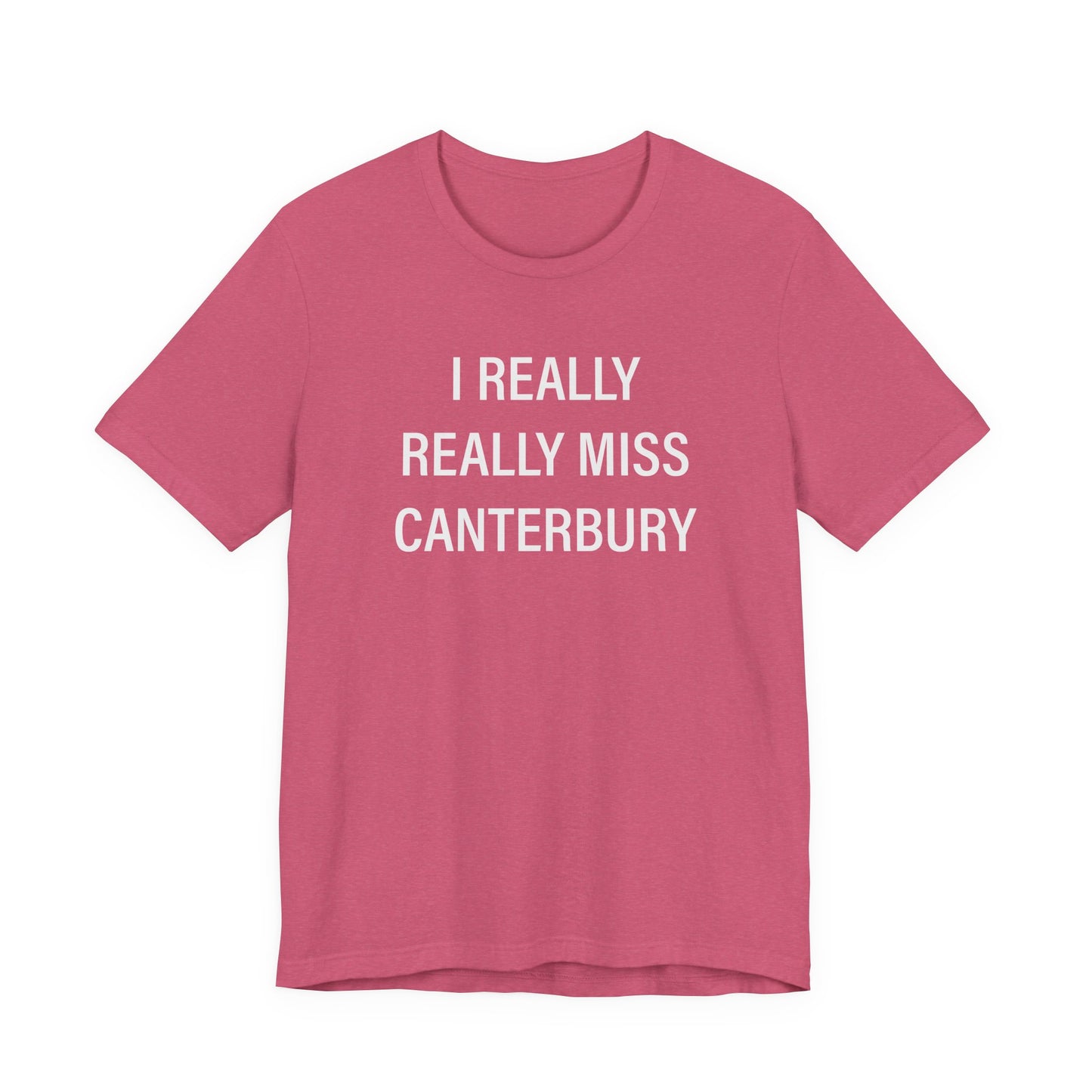 I Really Really Miss Canterbury Unisex Jersey Short Sleeve T-Shirt