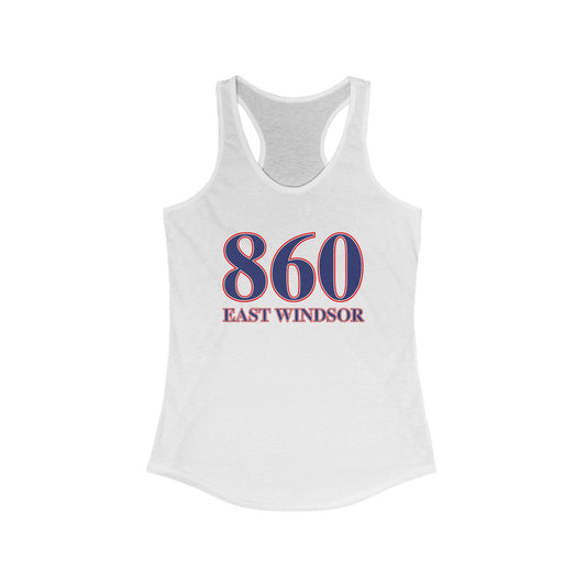 860 East Windsor Red White & Blue Women's Ideal Racerback Tank Top